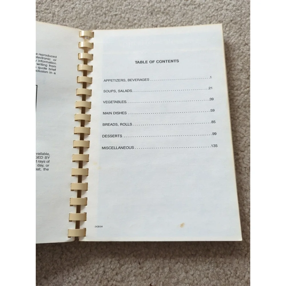 Development Of Dancers Association Spiral‎ Cookbook High Point, NC 1994